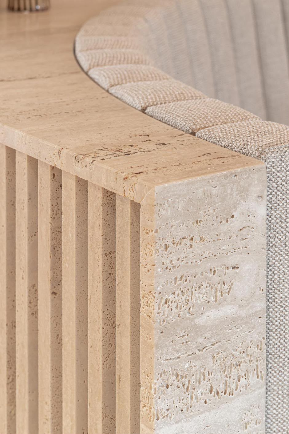 Detalle de piedra Travertino Clásico Turco
