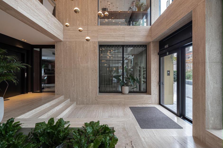 Interior premium realizado con piedra natural